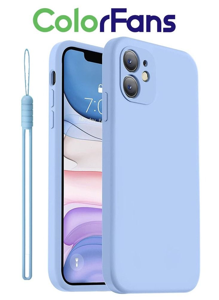 Color Fans - Case for Apple iPhone 11 6.1 inch Silicone Cover Soft Sky Blue - Image 1