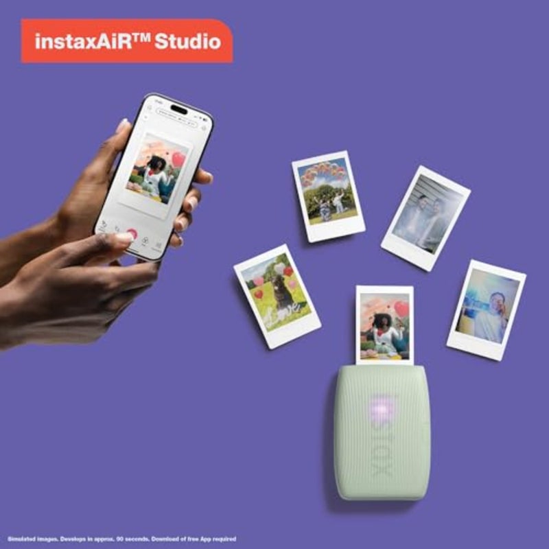 Instax Mini Link 3: طابعة صور فورية محمولة للمشاركة الاجتماعية، هيكل بلاستيكي، أبيض، بلوتوث 5.0 وتحرير التطبيقات - Image 4