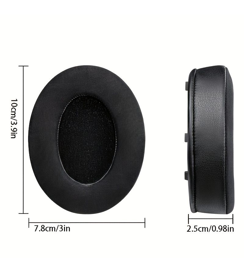 Golden Cooling Gel Replacement Ear Cushions for Sony WH 1000XM4 Headphones - Image 2