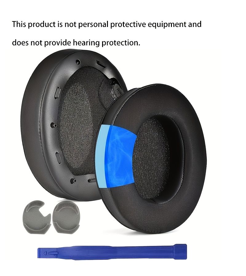 Golden Cooling Gel Replacement Ear Cushions for Sony WH 1000XM4 Headphones - Image 1