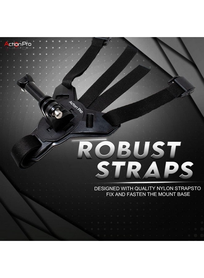 Action Pro Pro Made In India Helmet Chin Mount Strap Compatible With Gopro-13/12/11/10/9/8/7/6/5/4/Sjcam/Dji Insta 360 And All Action Cameras - Image 4