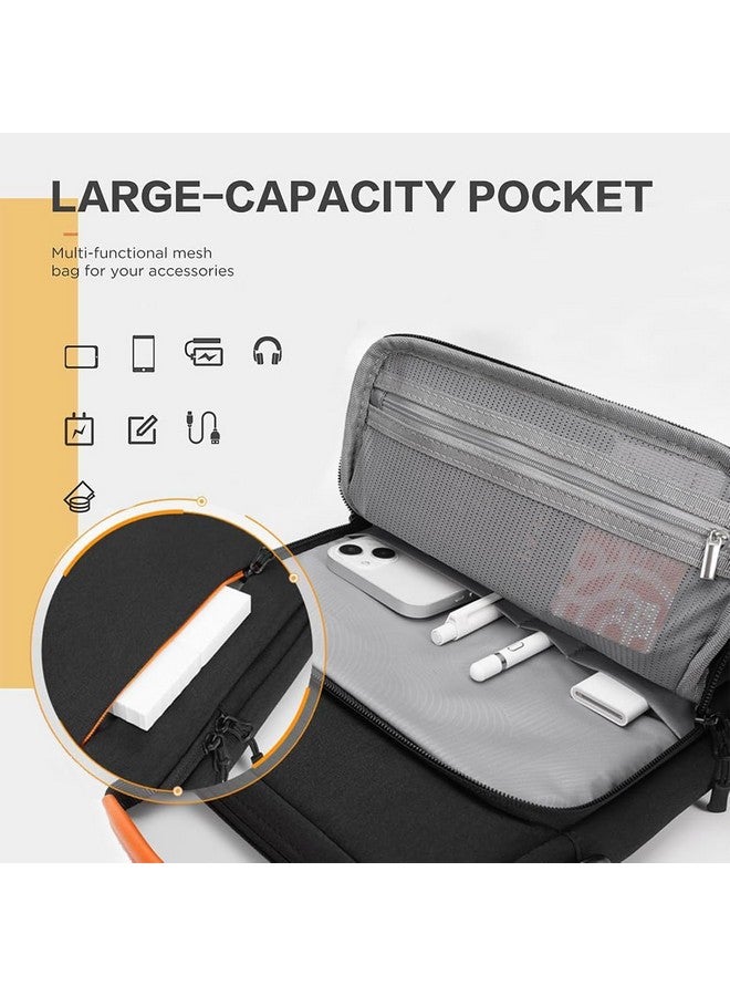 ProElite Polyster Tablet Sleeve Bag 13.3 inch for Samsung Galaxy Tab S9 FE+/S7/S8 Plus/S9 Plus/S7 FE 12.4", Apple iPad Pro 12.9", MacBook Air/Pro Retina, Microsoft Surface Pro 4/5/6/7/8/9, Black - Image 3