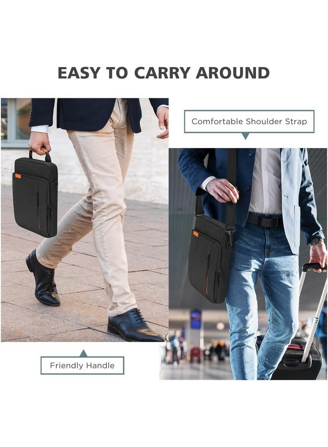 ProElite Polyster Tablet Sleeve Bag 13.3 inch for Samsung Galaxy Tab S9 FE+/S7/S8 Plus/S9 Plus/S7 FE 12.4", Apple iPad Pro 12.9", MacBook Air/Pro Retina, Microsoft Surface Pro 4/5/6/7/8/9, Black - Image 5