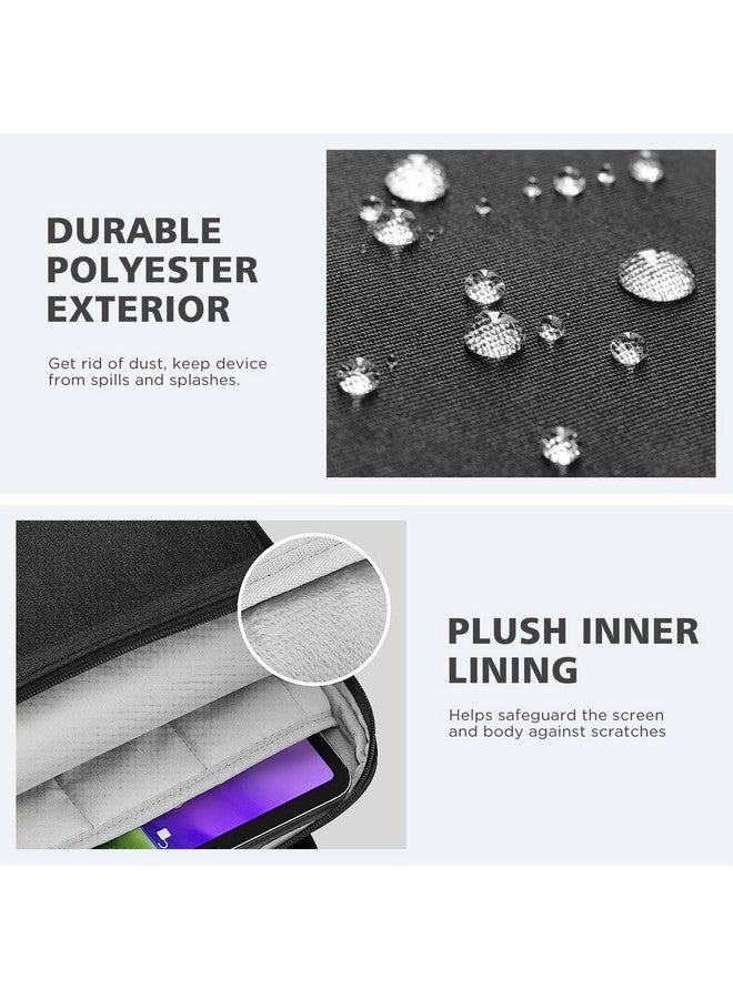 ProElite Polyster Tablet Sleeve Bag 13.3 inch for Samsung Galaxy Tab S9 FE+/S7/S8 Plus/S9 Plus/S7 FE 12.4", Apple iPad Pro 12.9", MacBook Air/Pro Retina, Microsoft Surface Pro 4/5/6/7/8/9, Black - Image 4