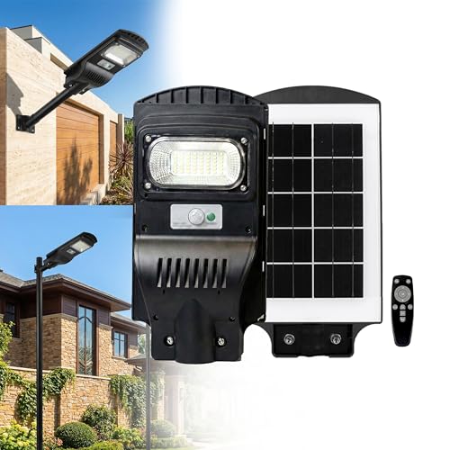 Homehop All in One Solar Street Light Outdoor 50W Motion Sensor Wall Security Waterproof Wireless Automatic Lamp for Home, Garden (5Ah,ABS/Cool White, Pack of 1 - Pole Not Included) - Image 1