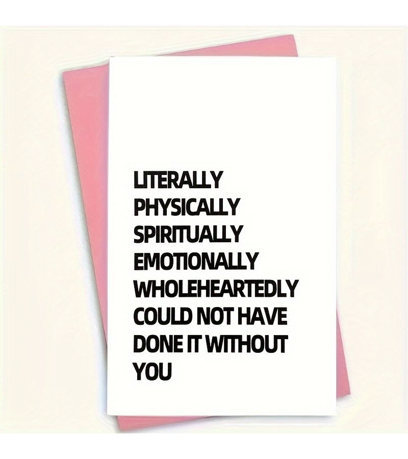 A Kraft Paper Thank You Card Expressing Gratitude For Friends And Family - Image 5