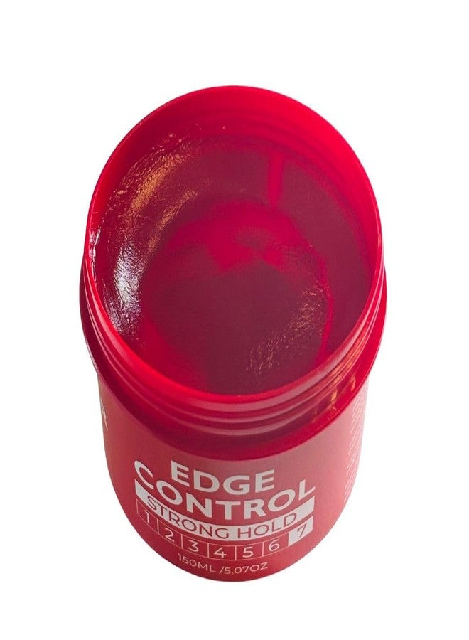 RiamCosmetics Strong Hold Edge Control Gel with Castor Oil - Non-Greasy, Non-Flaking, No White Residue, Long-Lasting, Supports Hair Growth, Natural Formula, For All Hair Types, 5.7 Fl Oz - Image 4
