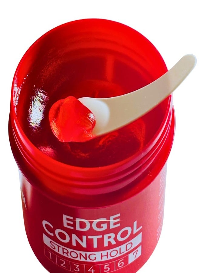 RiamCosmetics Strong Hold Edge Control Gel with Castor Oil - Non-Greasy, Non-Flaking, No White Residue, Long-Lasting, Supports Hair Growth, Natural Formula, For All Hair Types, 5.7 Fl Oz - Image 3