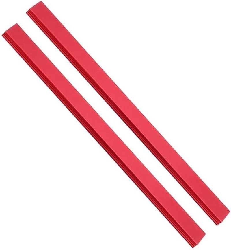 شريط تي من سبائك الألومنيوم منزلق بطول 300 مم عبوة من قطعتين لطاولة النجارة منشار الطاولة طاولة الطحن - Image 1