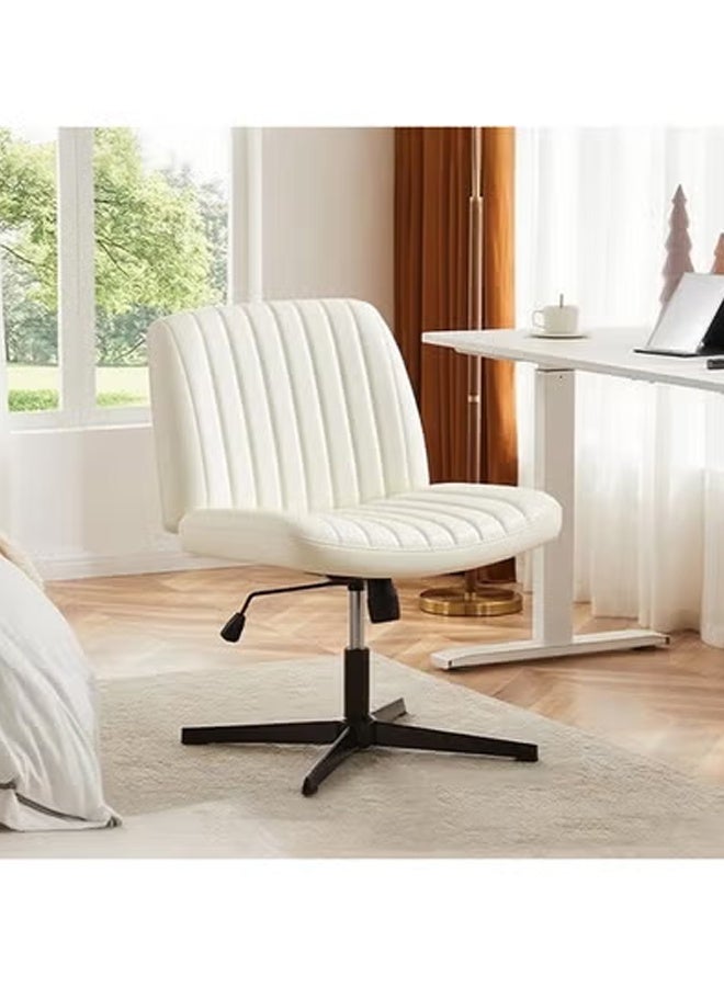كيكي Ergonomic Legged Office Chair Armless Home Office Chair for Desk - Image 1