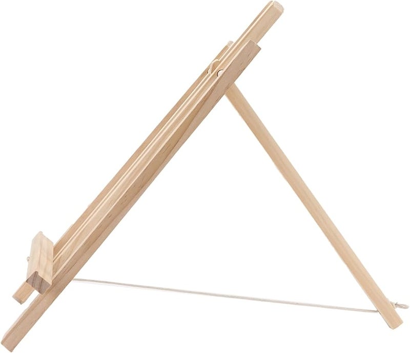 حامل خشبي محمول خفيف الوزن مضغوط لطاولة قياس M 40 سم للمعارض الفنية ومشاريع DIY - Image 3