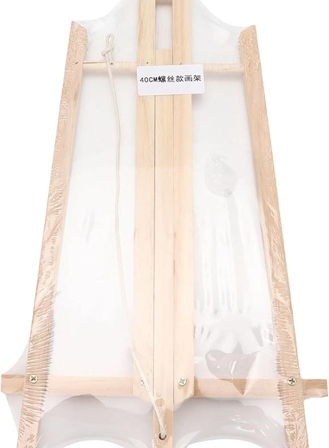 حامل خشبي محمول خفيف الوزن مضغوط لطاولة قياس M 40 سم للمعارض الفنية ومشاريع DIY - Image 4