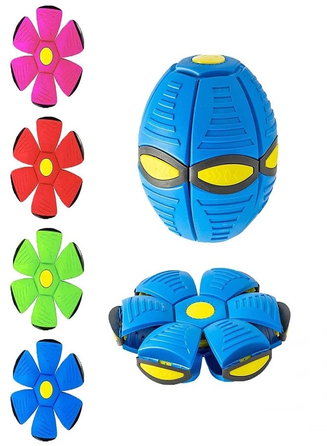 ADKD Magic Deformation UFO Ball Frisbee Toy for Kids - 2-in-1 Transforming Bouncing Ball Outdoor Sports Game Toy for Boys & Girls (Random Color) - Image 1