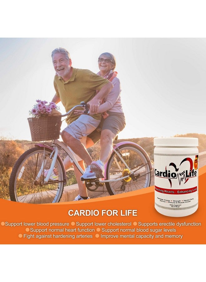 Health Guardian Health Guardian Cardio for Life L-Arginine Powder 16oz - Natural Nitric Oxide Supplement Cardiovascular Increase Energy - Orange - Image 5