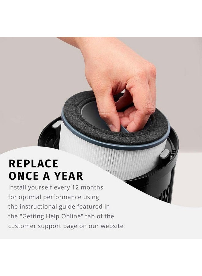 HoMedics Homedics TotalClean 360-Degree HEPA-Type Air Purifier Filter Replacement, Works with Homedics AP-T10-BK and AP-T10-WT Air Purifiers, Captures Microscopic Airborne Particles  - Image 4