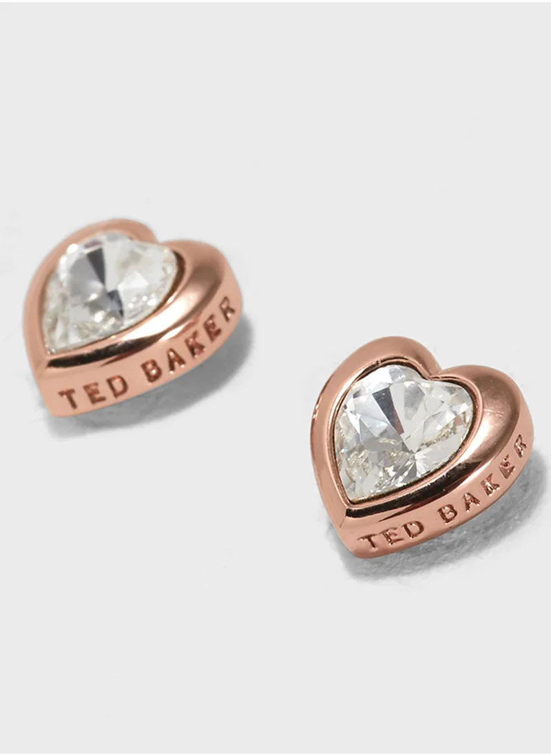 Ted Baker Han Crystal Heart Earrings