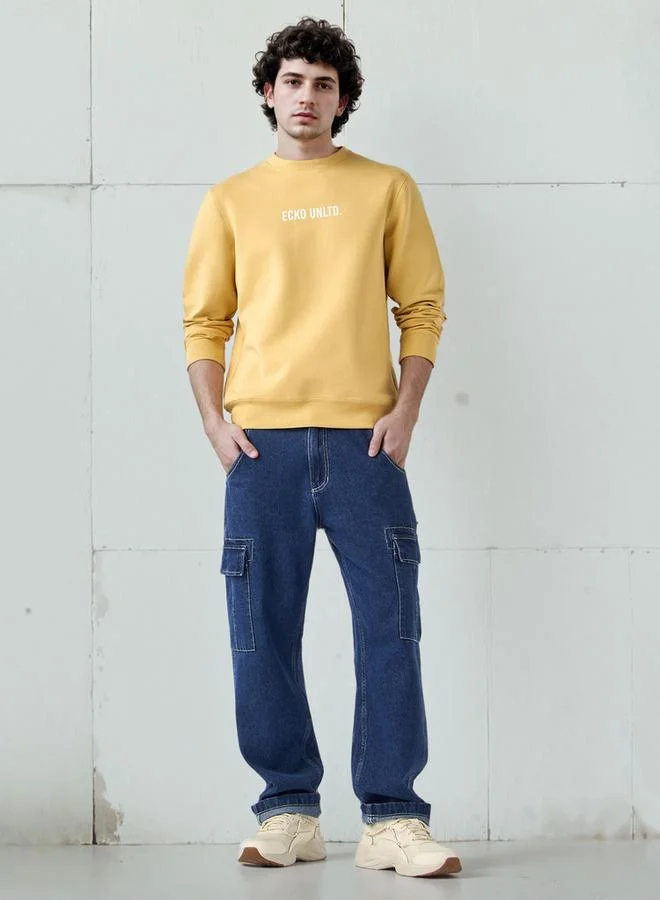 إيكو يو إن إل تي دي. سويت شيرت مطبوع للرجال من إيكو