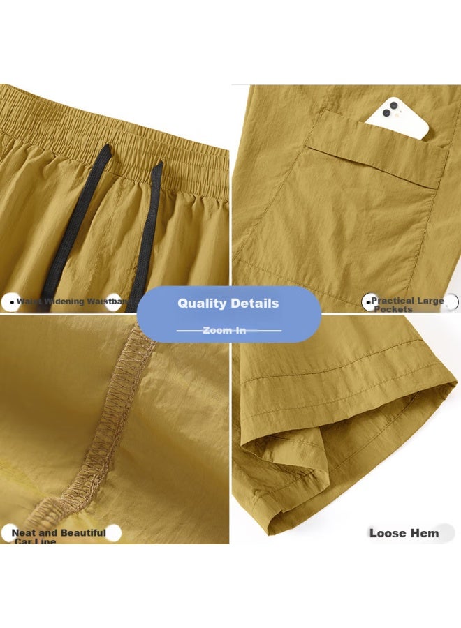 Baleno Upf100+ High Sun Protection Shorts For Men, Summer Sweat-Absorbing And Breathable Five-Point Shorts, Lightweight Sports Basketball Work Pants - Image 4
