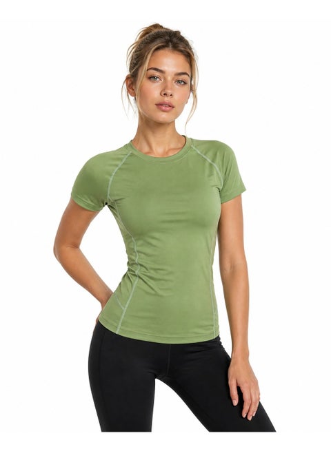 Women's short-sleeved sports t-shirt