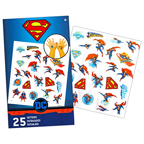 Batman v Superman Temporary Tattoos Party Favor Set (50 Batman Tattoos, 50 Superman Tattoos) - Image 3