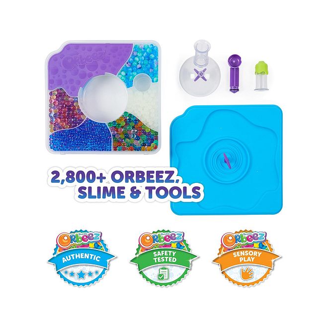 Orbeez Mixin' Slime Set - 2500 Pieces, Glow & Shimmer, Squishy Sensory Play, Safe Non-Toxic, 5 - Image 1
