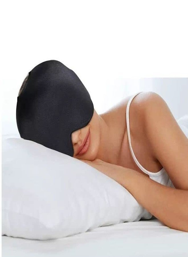 Finalize Migraine Relief Cap for Migraines, Headaches, Sinuses, Tension Relief Headache Relief Cap for Men & Women Hot and Cold Therapy Relaxing Thermax Migraine Cap, Migrane Relaxing Cap - Black - Image 4