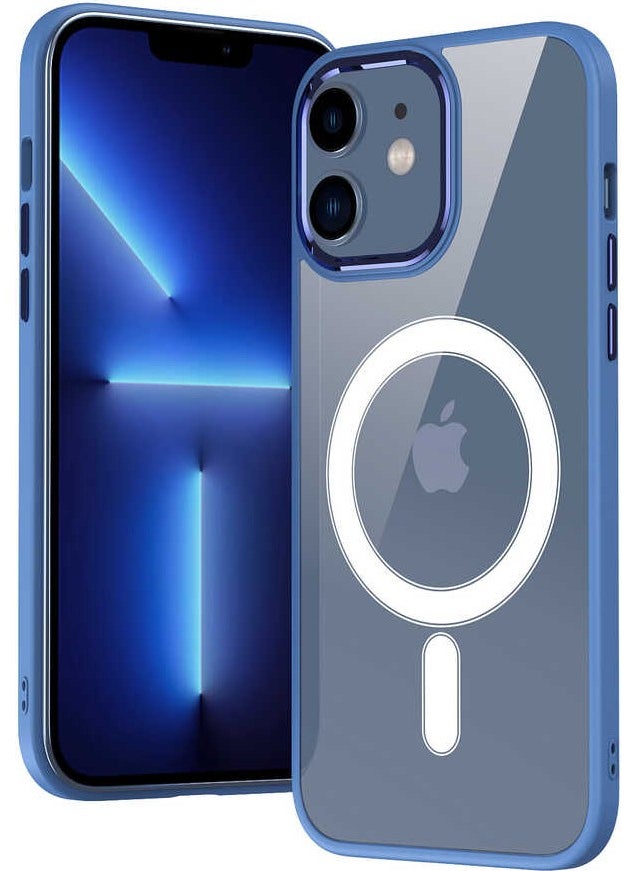 FUJİMAX - FUJIMAX Apple iPhone 12 Case with Wireless Charging Fujimax Chrome Magsafe Silicone Cover - Image 1