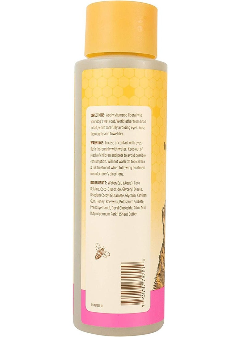بيرتس بيز شامبو بيرتس بيز الطبيعي المضاد للحساسية للكلاب بزبدة الشيا والعسل ، 16 أونصة - Image 3
