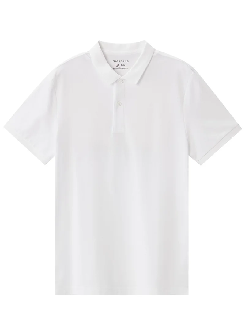 GIORDANO Men's Slim Fit Pique Polo: Elevated Comfort, Modern Style
