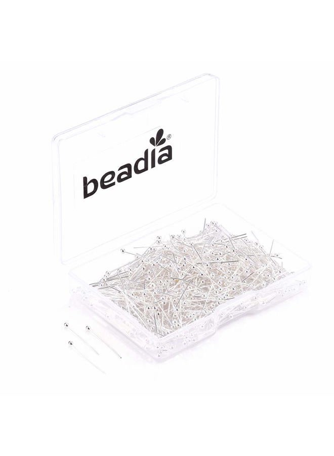 BEADIA Ball Head pins Silver/Gold/Platinum for DIY Jewelry Making 20mm/30mm/40mm 20mm silver - Image 1