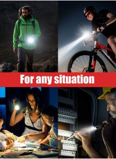 M MIAOYAN LED Flashlight 2 Pack, Bright 3500 Lumens Tactical Torch High Lumens with 5 Modes, Waterproof Zoomable Flash Light for Outdoor, Gifts for Camping Essentials Gear  - Image 4