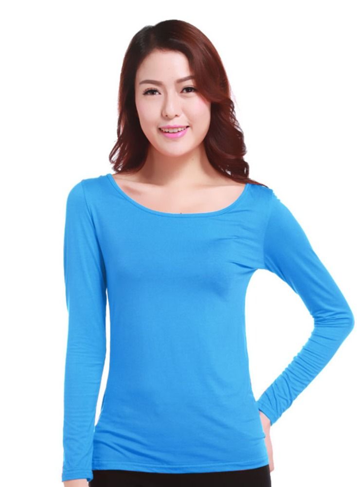 Loquat The Whole Body Long Sleeves Bottoming T - shirt Free Size 