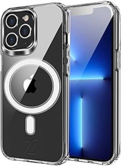 iPhone Clear Magnetic Case TPU + Acrylic Back Designed For MagSafe Chargers Hard Cover For iPhone 12/12 Pro / 12 Pro Max Fully Protection Anti-Damage And Anti-Scratches (iPhone 13)