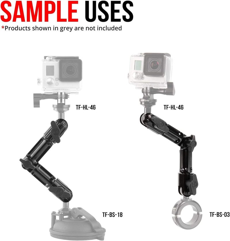 tackform 7" Aluminum Arm with Dual 20mm Ball & Socket Joints. Expandable Elbow Joint. Thumbscrew for Quick Adjustment Enduro Series - Image 4