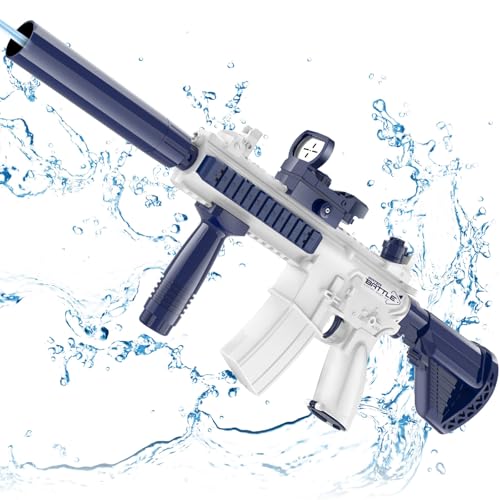 JONEG Electric Water Blaster for Kids Adults Automatic ExtendedRange Universal Inlet Summer Outdoor Beach Swimming Pool Party Toys Gift for Kids Age 8 9 10 11 12 Years Old Boys - Image 1