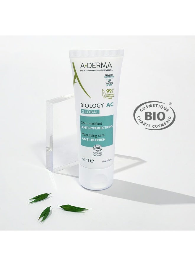 A-Derma Biology AC Global Anti-Blemish Mattifying Care 40ml - Image 4