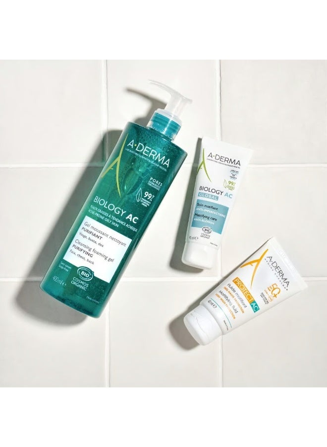 A-Derma Biology AC Global Anti-Blemish Mattifying Care 40ml - Image 2