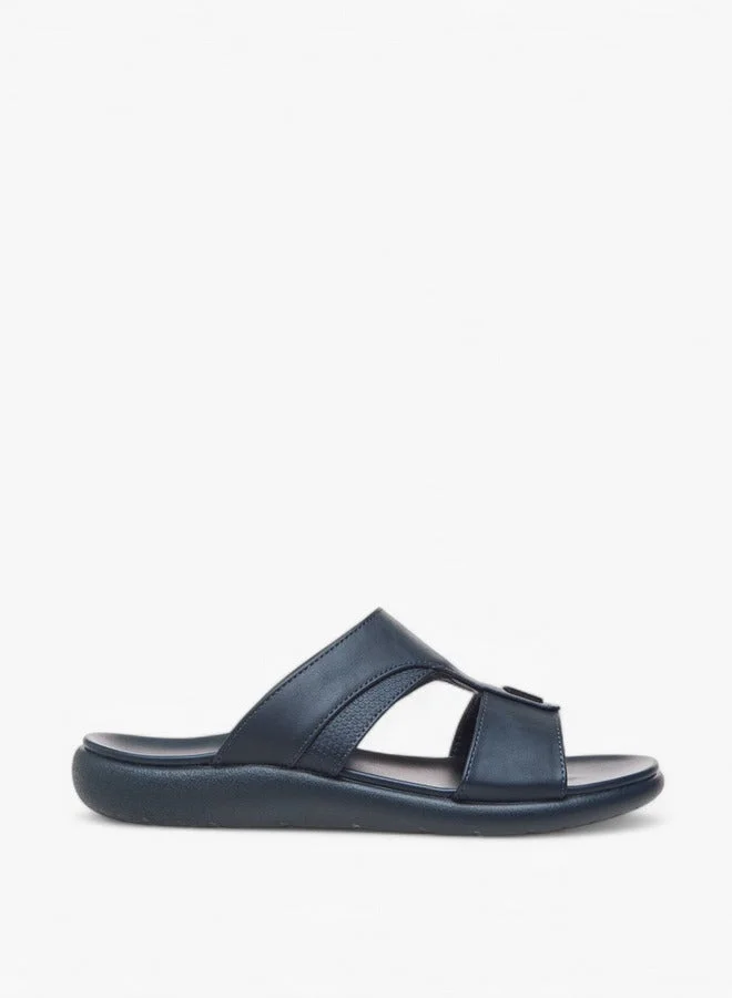 Textured Slip-On Arabic Sandals