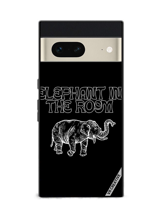 VR CREATIVE Protective Case Cover For Google Pixel 7 Elephant In The Room Design Multicolour - Image 1