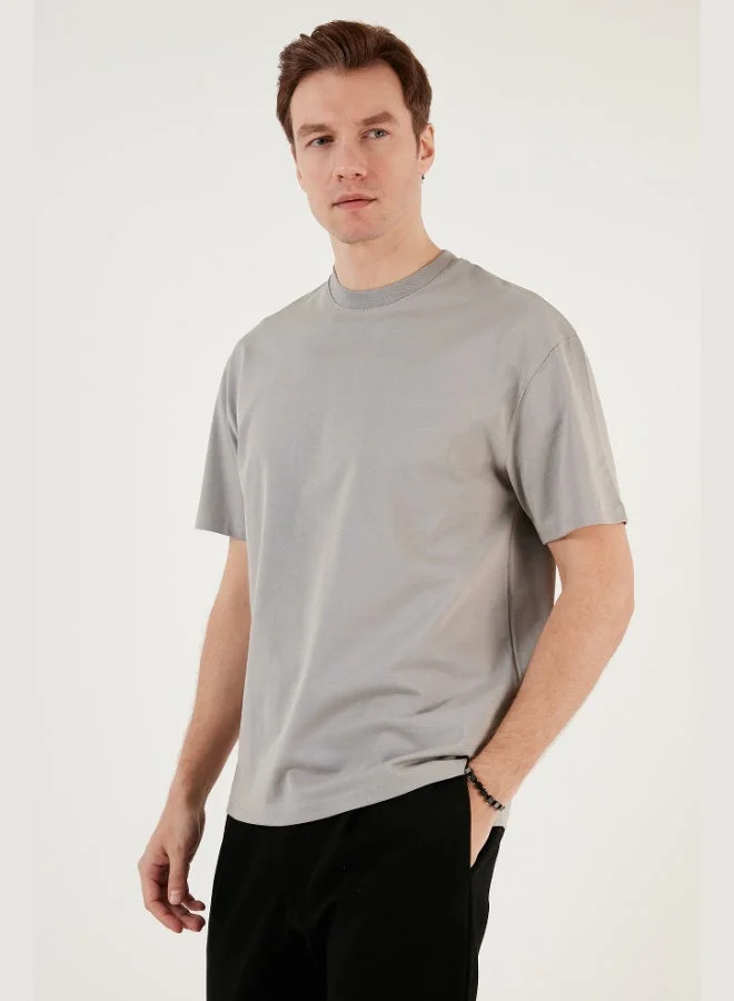 Buratti Cotton Relaxed Fit Zero Collar T Shirt Men's T SHIRT 5905446