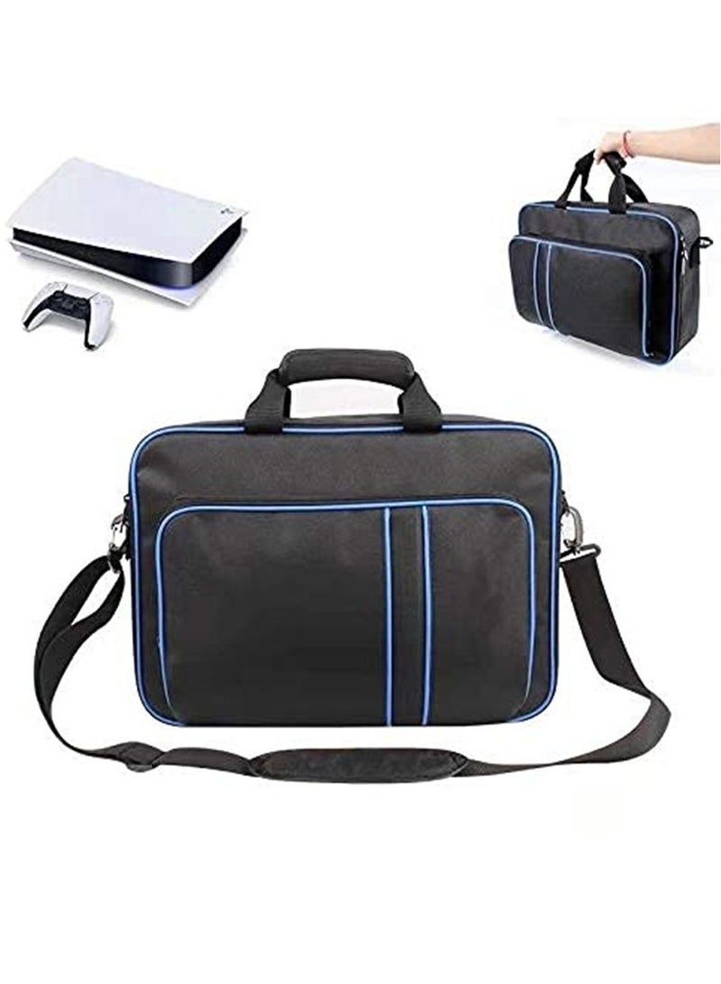 Storage Bag Travel Protective Case Handbag Shoulder Bag compatible with PS5 Console Storage Package  - Image 4
