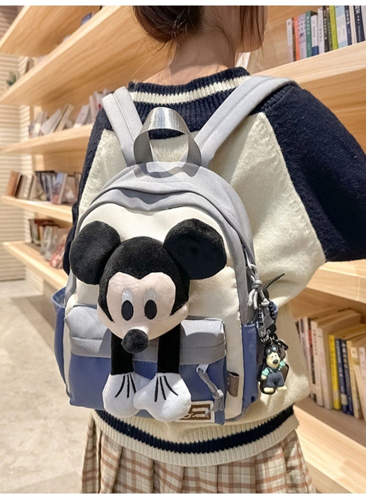 JCB CHIC حقيبة ظهر كبيرة السعة برسوم كرتونية لطيفة، حقيبة مدرسية بحزام قابل للتعديل، حقيبة مدرسية متينة، حقيبة سفر للطلاب - Image 1