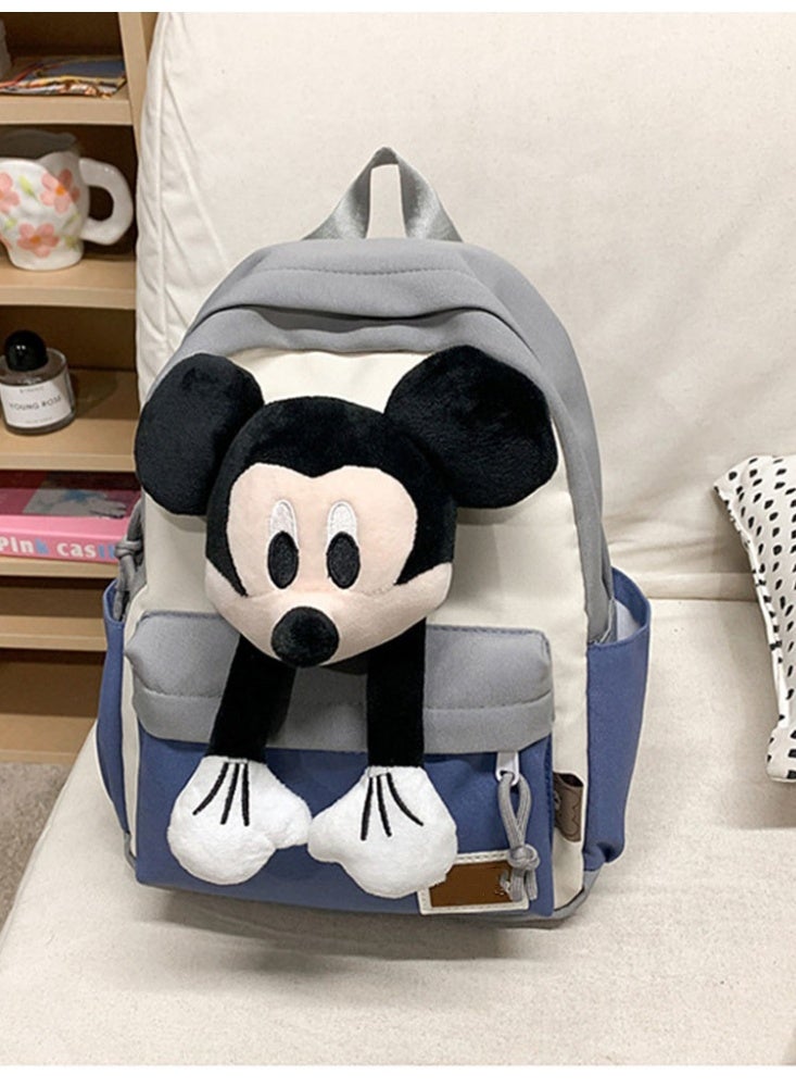 JCB CHIC حقيبة ظهر كبيرة السعة برسوم كرتونية لطيفة، حقيبة مدرسية بحزام قابل للتعديل، حقيبة مدرسية متينة، حقيبة سفر للطلاب - Image 3