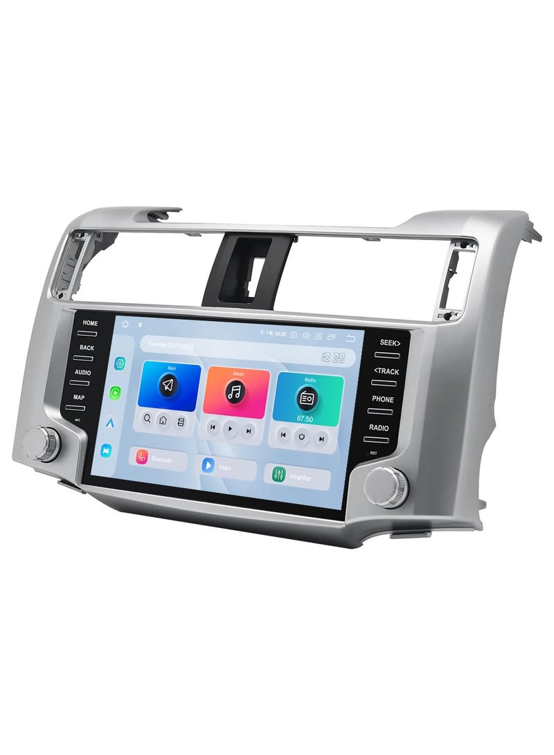 Dasaita Snapdragon Head Unit for Toyota 4Runner 2010-2023, Wireless Carplay & Android Auto, 8GB+256GB Plug and Play GPS Navigation, Voice Control Car Stereo, Built-in 5G WiFi, 4G Cellular, Sliver - Image 1