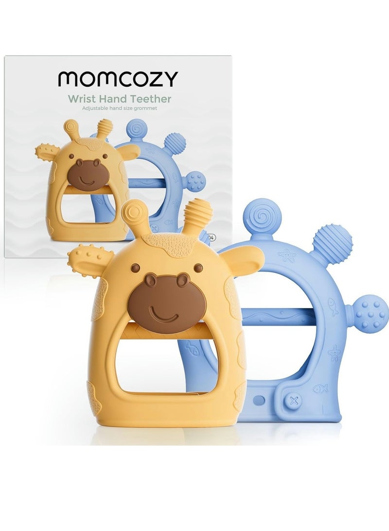 Momcozy Baby Teether Toys | Baby Teething Toys | Baby Teething Relief | Food Grade Silicone Teether Baby Toys | Baby Teether 0-6 Months | Teething Toy 6-12 Months | Baby Essential - Image 1