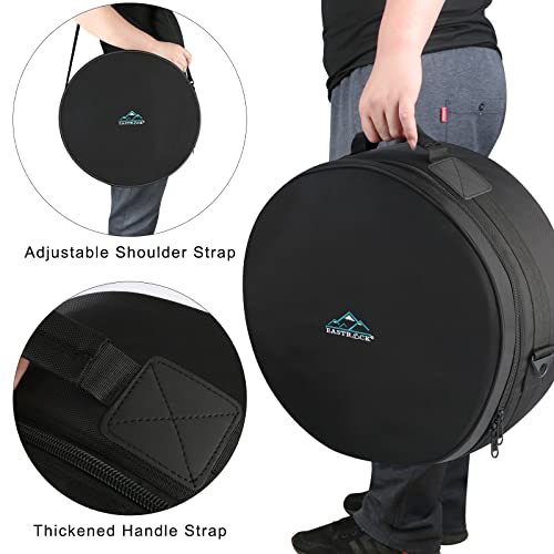 EASTROCK حقيبة طبل سنير EASTROCK 14" x6.5"، حقائب طبل سنير ببطانة سميكة 15 مم لحماية طبلتك (14 * 6.5" سنير) - Image 5