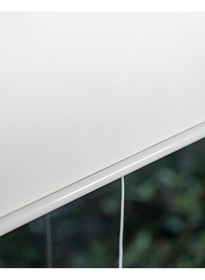 CHICOLOGY Roller Window Shades  Window Blinds  Window Shades for Home  Roller Shades  Window Treatments  Window Blinds Cordless  Door Blinds  Byssus White Blackout 36 W X 72 H - Image 2
