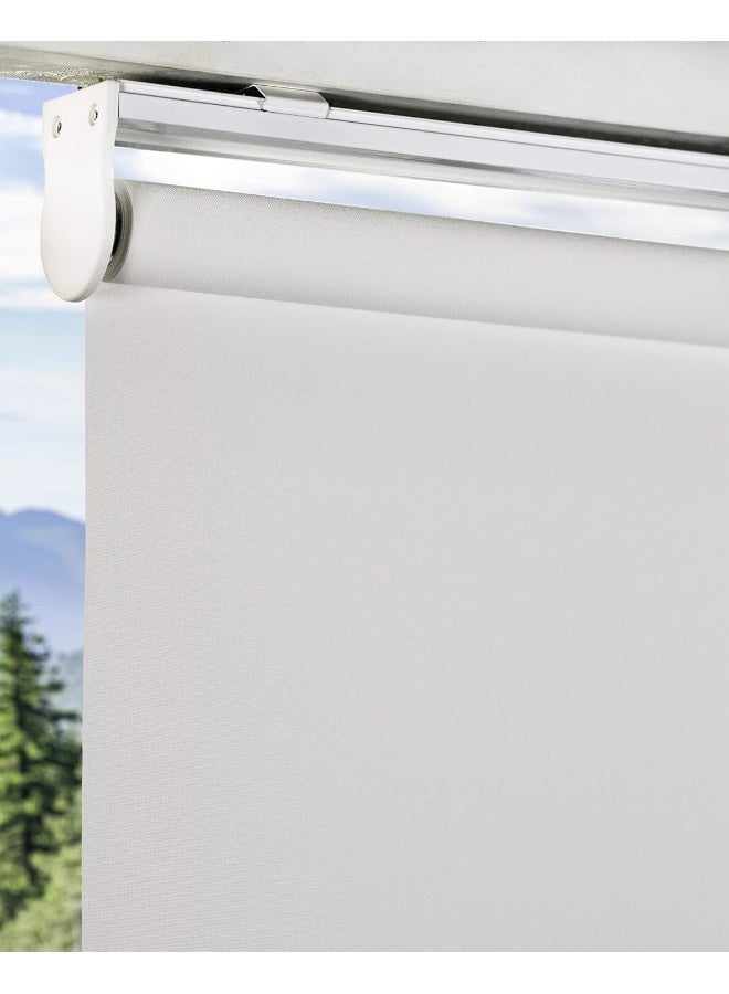 CHICOLOGY Roller Window Shades  Window Blinds  Window Shades for Home  Roller Shades  Window Treatments  Window Blinds Cordless  Door Blinds  Byssus White Blackout 36 W X 72 H - Image 3