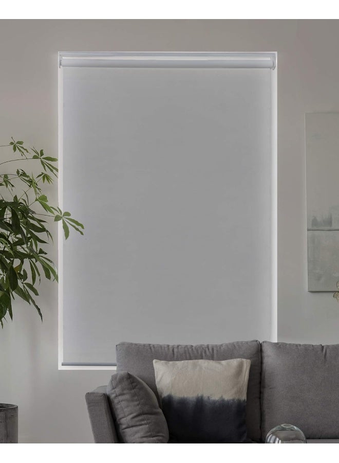 CHICOLOGY Roller Window Shades  Window Blinds  Window Shades for Home  Roller Shades  Window Treatments  Window Blinds Cordless  Door Blinds  Byssus White Blackout 36 W X 72 H - Image 5