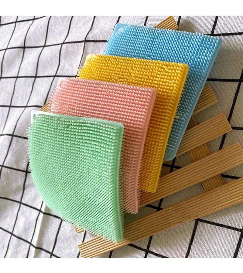 Square Green 2 Pack Kitchen Dishwashing Scrubbers for Pots Pans and Vegetables - Image 2